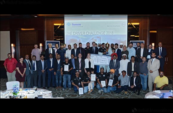 FAMCO names the best truck driver in the UAE in the Volvo Trucks Driver Challenge 2018