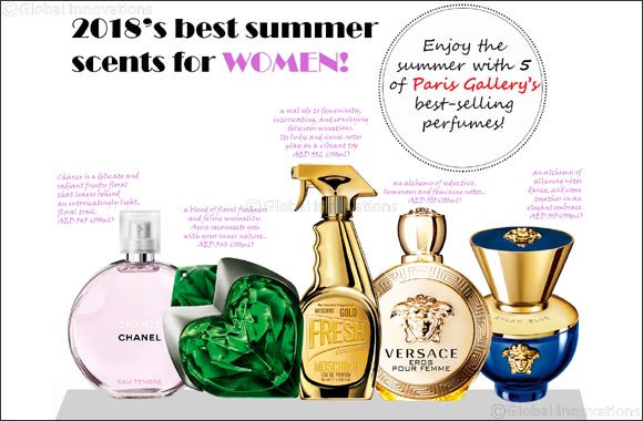 Best-selling Summer Perfumes for Men & Women at Paris Gallery