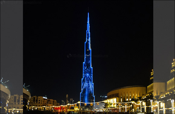 Burj Khalifa's new LED show celebrates life