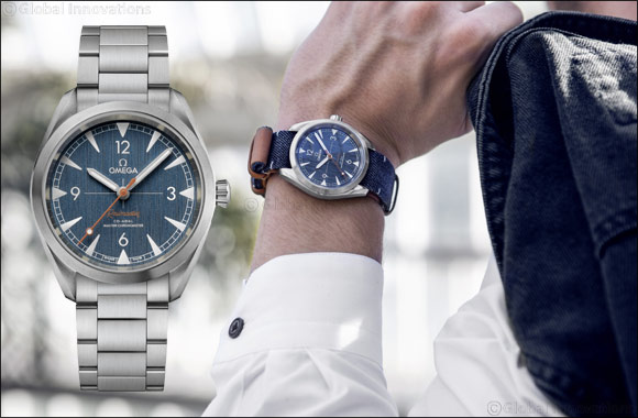 OMEGA releases a denim-inspired Railmaster