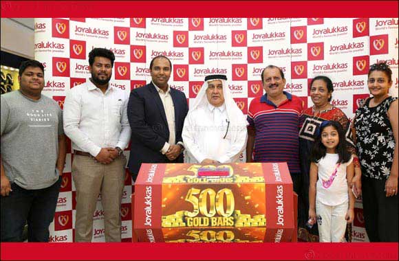 Joyalukkas brings joy to hundreds around the world with summer gold bar giveaway