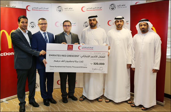 McDonald's UAE raises AED 320,000 for Emirates Red Crescent