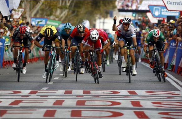 Simone Consonni Earns Another Top Five Finish for UAE Team Emirates in Stage 6 at La Vuelta