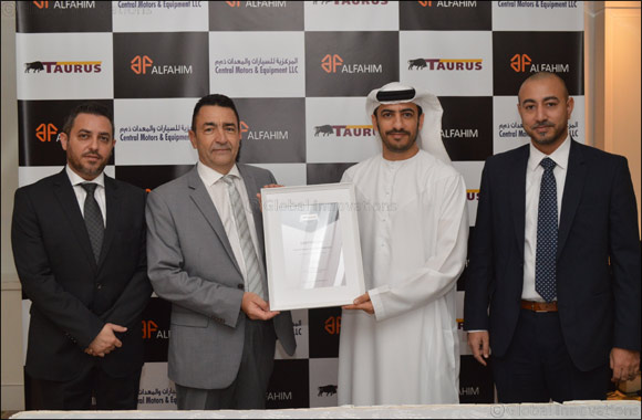 ALFAHIM's Central Motors & Equipment introduces established European tyre-maker TAURUS to UAE