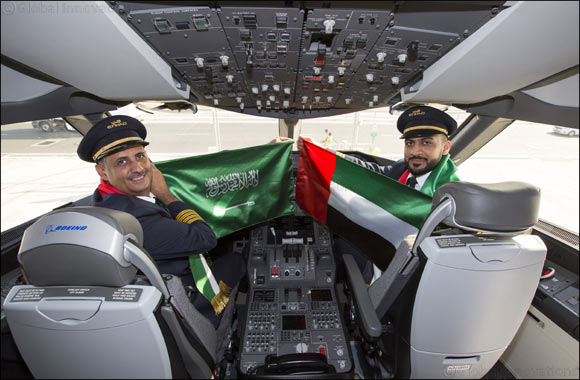 Etihad Airways Deepens Ties Between Uae and Saudi Arabia to Mark National Day