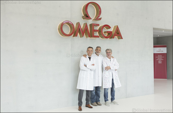 George Clooney  Visits the Omega Factory