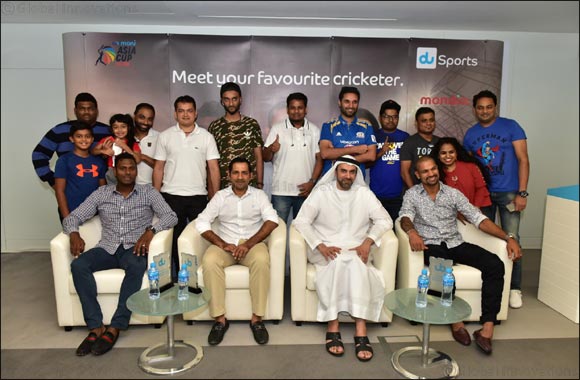 Du brings Asia Cup's cricketing stars closer to the people