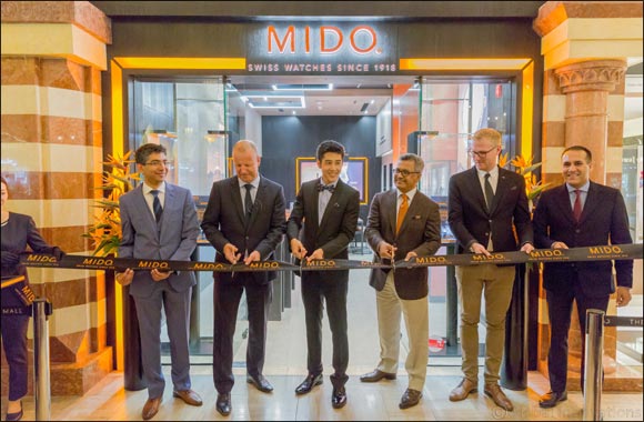 Mido establishes its distinctive presence in Dubai with the opening of its store at the Dubai Mall