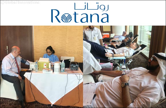 BurJuman Arjaan by Rotana, Jumeira Rotana and Villa Rotana Organized a Blood Donation Campaign