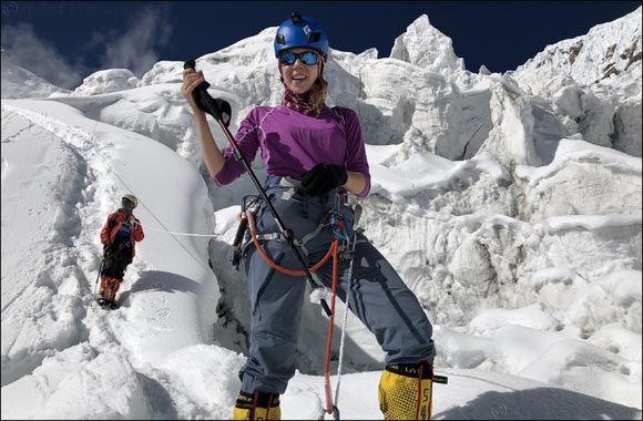 The Sustainable City's Brand Ambassador Dolores Al Shelleh sets history  as first Arab to summit Mount Manaslu