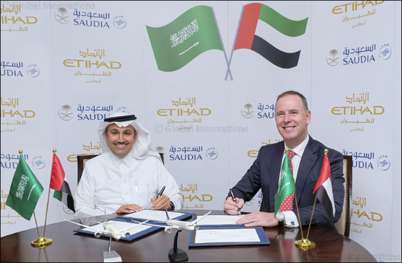 Etihad Airways and Saudi Arabian Airlines (Saudia) Announce Codeshare Partnership and Further Cooperation