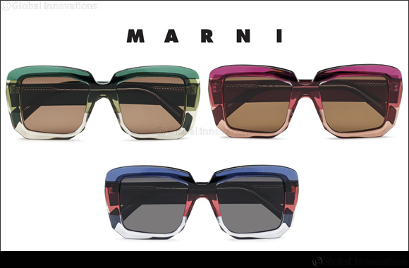 Marni Introduces Marni Rothko, A 7-layer Acetate Frame With a Vivid, New Color Palette