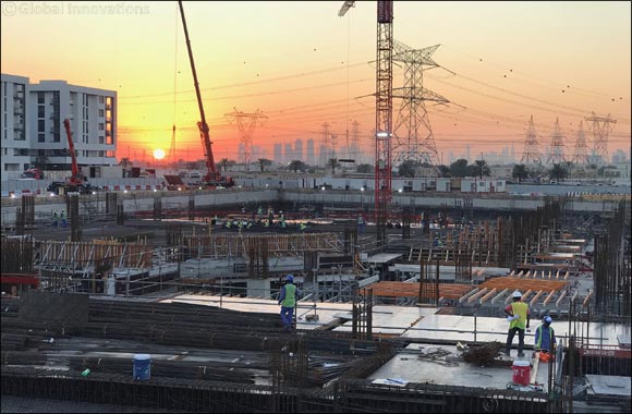 Construction of the largest Sports Mall in the World in Dubai is well underway