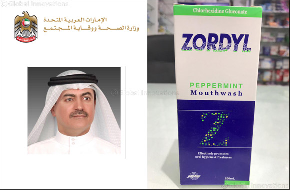 The Ministry of Health and Prevention withdraws Zordyl Mouthwash