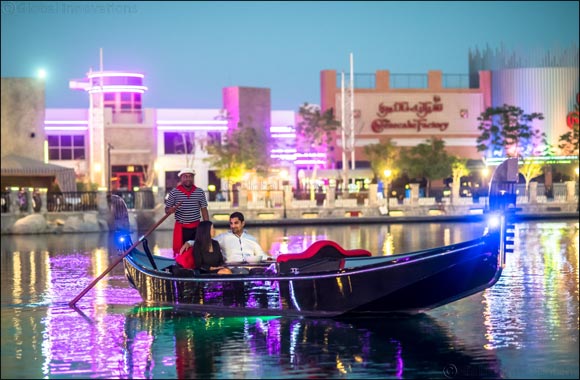 Treat your loved one to a romantic Venetian gondola cruise at Riverland™ Dubai on 14 Feb