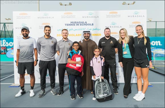 Zayed Sports City Awards Scholarships to Students as Part of Mubadala Tennis in Schools Program