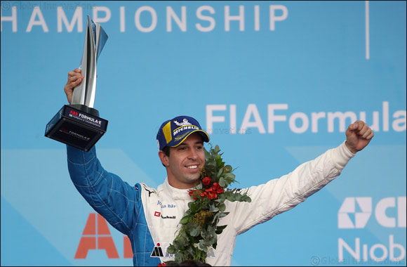 António Félix da Costa finishes second on the podium for BMW i Andretti Motorsport in Mexico City