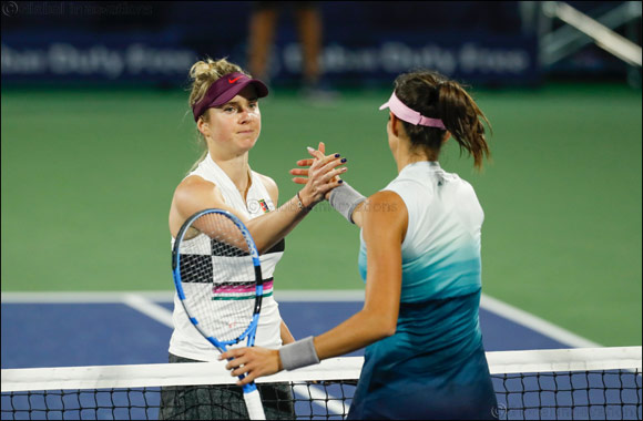 Defending Champion Elina Svitolina reaches Dubai Duty Free Tennis Championships Quarter-Finals
