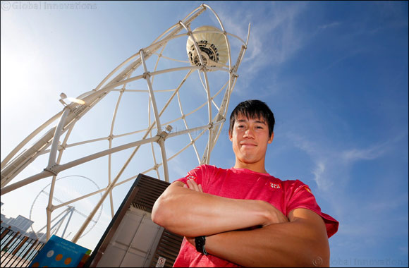 Kei Nishikori and The Flying Cup