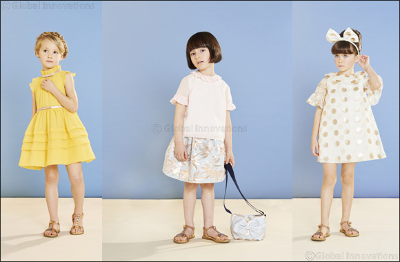 Hucklebones create charming pieces for girls filled with easy-going elegance for SS2019