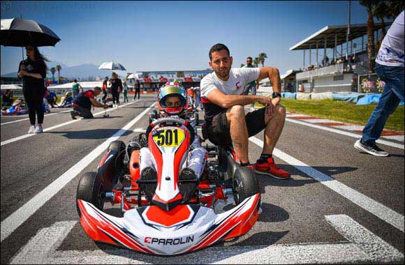 Young UAE Karting Star Rashid Al Dhaheri Achieves Podium Success at Prestigious Andrea Margutti Trophy Event