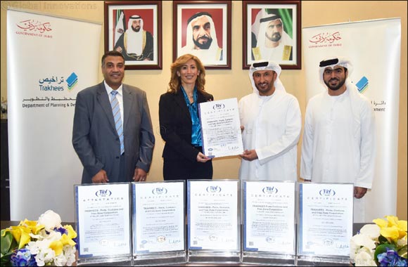 Trakhees receives 5 ISO certificates