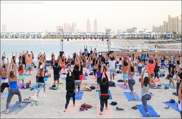 Keeping fit this summer is fun with Club Vista Mare's Core Beats free beach yoga and fitness concert