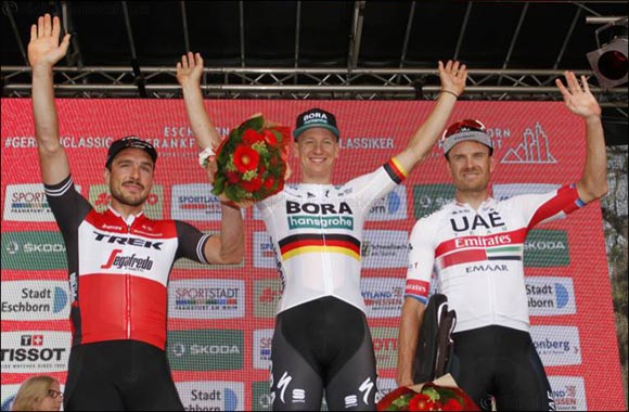 Double Podium Day for Uae Team Emirates as Kristoff and Costa Place Third in Frankfurt and Romandie