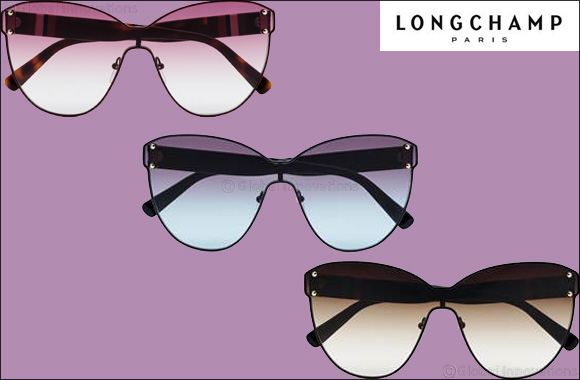 Longchamp Eyewear Introduces a New Sunglass Style Featuring the Brand's Signature Stripe Motif
