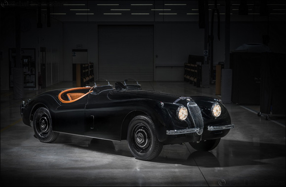 Jaguar Classic Creates Tailor-made XK120  For Male Model David Gandy