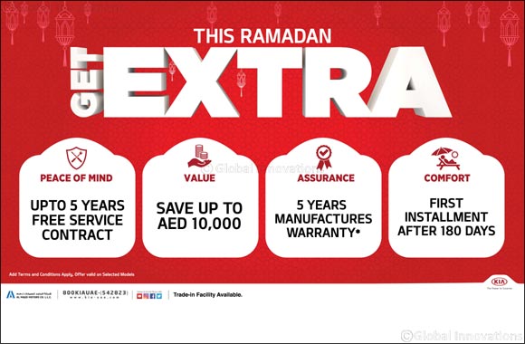 This Ramadan ‘Get Extra' on all 2019 Kia vehicles from Al Majid Motors