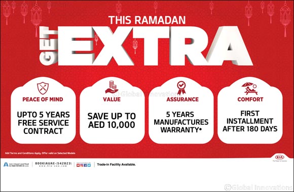 This Ramadan ‘Get Extra' on all 2019 Kia vehicles from Al Majid Motors