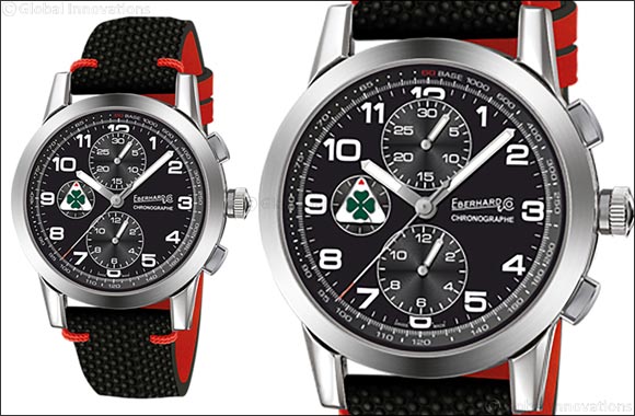 Eberhard & Co. pays extravagant tribute to Alfa Romeo with Quadrifoglio Verde chronograph