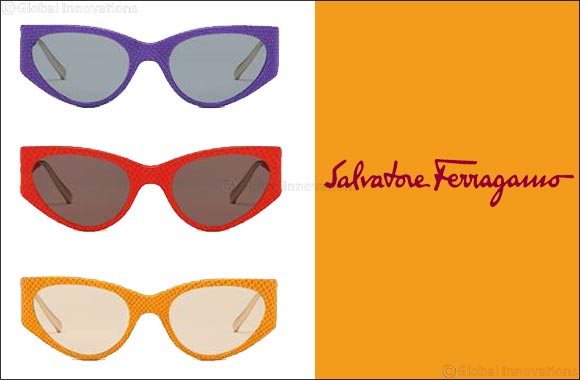 Salvatore Ferragamo Features Leather Sunglasses  In the Spring/summer 2019 Advertising Campaign