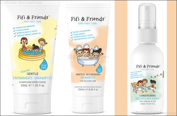 Natural and gentle haircare essentials for your little ones from Fifi & Friends'