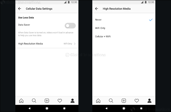 Instagram launches low-data mode