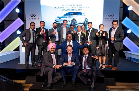 Arabian Automobiles INFINITI team sweeps regional aftersales skills contest with three honours