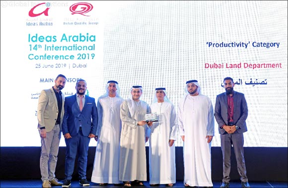 Dubai Land Department wins of ‘Ideas Arabia 2019' award in Productivity category