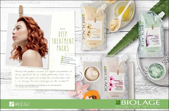 3 ways to give your hair the power of plants, with 3 new highly concentrated hair masks from Biolage, packed with goodness for everyone.