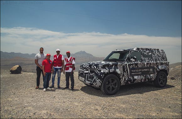 Red Cross Experts Push New Land Rover Defender Prototype to the Limit in Desert Testing to Celebrate Renewal of 65-year Partnership