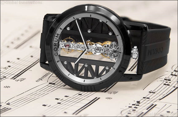 Corum Golden Bridge Titane DLC - black beauty for the man of style