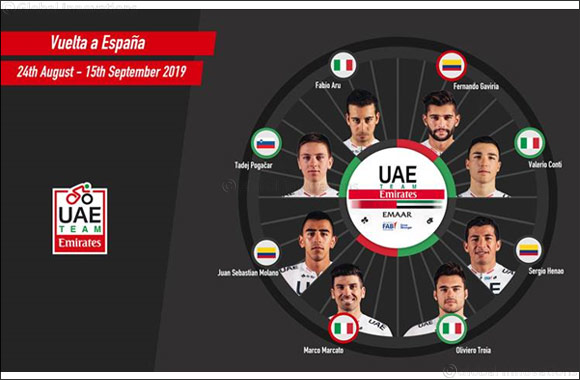 UAE Team Emirates Full of Confidence as It Reveals a Solid Squad Ahead of the Vuelta a Espana