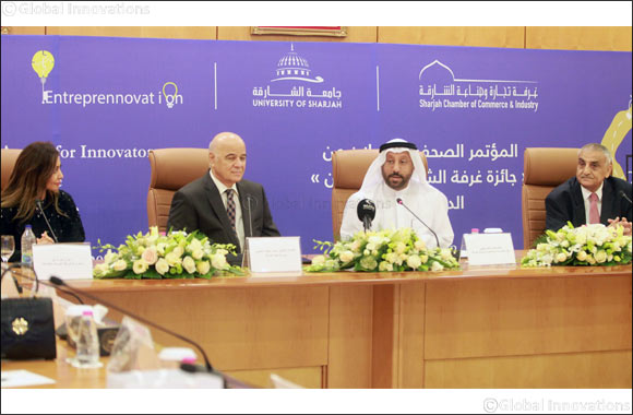 SCCI and UOS Announce Doubling of the Financial Value of Sharjah Chamber's Award for Innovators to AED 100000