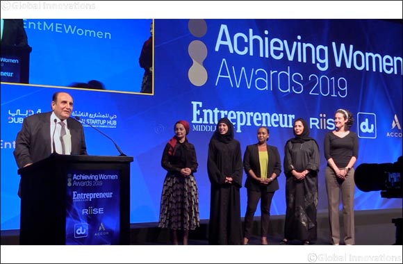 du Women Council Awarded for Women Empowerment at the Prestigious RiiSE and Entrepreneur Middle East's Forum “Achieving Women Awards 2019”