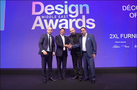 2XL Furniture & Home Décor Wins ‘Décor Retailer of the Year' Trophy at Design Middle East Awards 2019