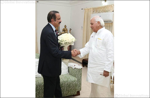 Dr Azad Moopen, Founder Chairman & MD, Aster DM Healthcare meets the Governor of Kerala, Mr Arif Muhammad Khan at Raj Bhavan, Thiruvananthapuram, Kerala