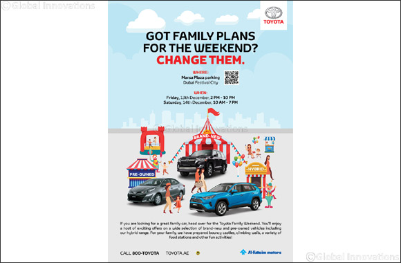 Need a plan for the weekend? Al-Futtaim Toyota has got you sorted with the ‘Toyota Family Weekend'