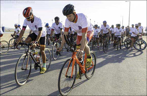 Over 200 cyclists take part in NYU Abu Dhabi's second annual Ride for Zayed