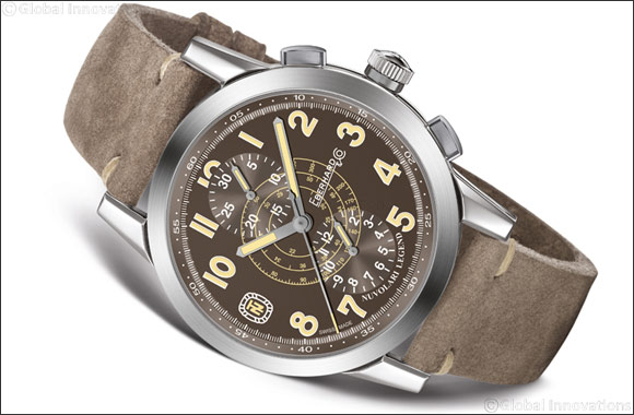 Nuvolari Legend “The Brown Helmet”  Eberhard & Co. extends the range dedicated to the great champion