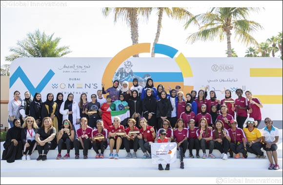 Minister Hessa Buhumaid crowns winners of Dubai Women's Triathlon